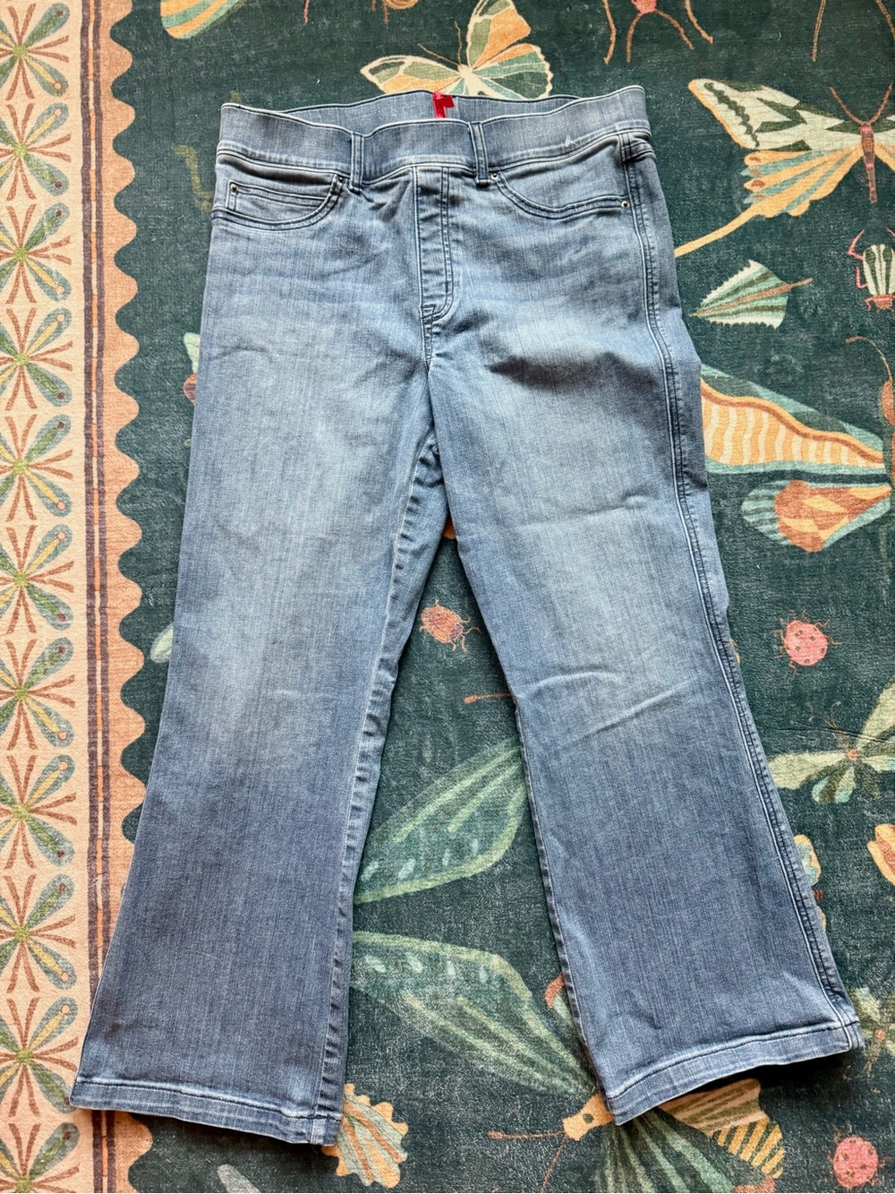 SPANX Light Blue Flare Jeans